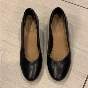 CLARKS leather wedge shoe size 8